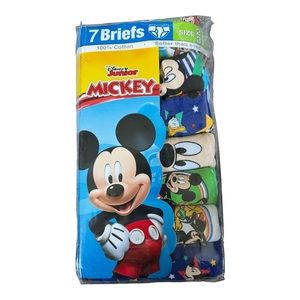 Handcraft DISNEY Mickey Mouse Boys Briefs. NEW Size 4T